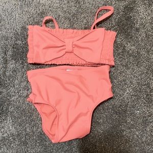 Coral 12-18 months girls Bathing suite EUC